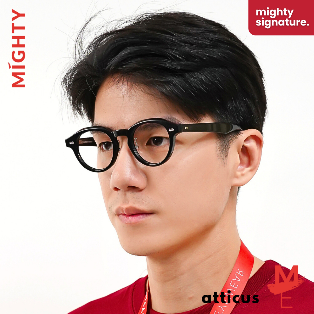 Kacamata PhotoChromic AntiRadiasi BlueRay Pria MIGHTY SIGNATURE Acetate - ATTICUS