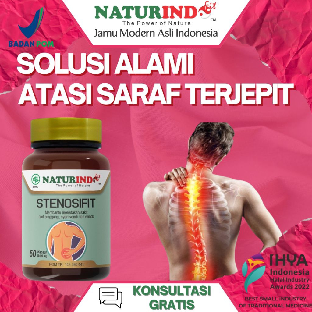 naturindo stenosifit atasi saraf terjepit