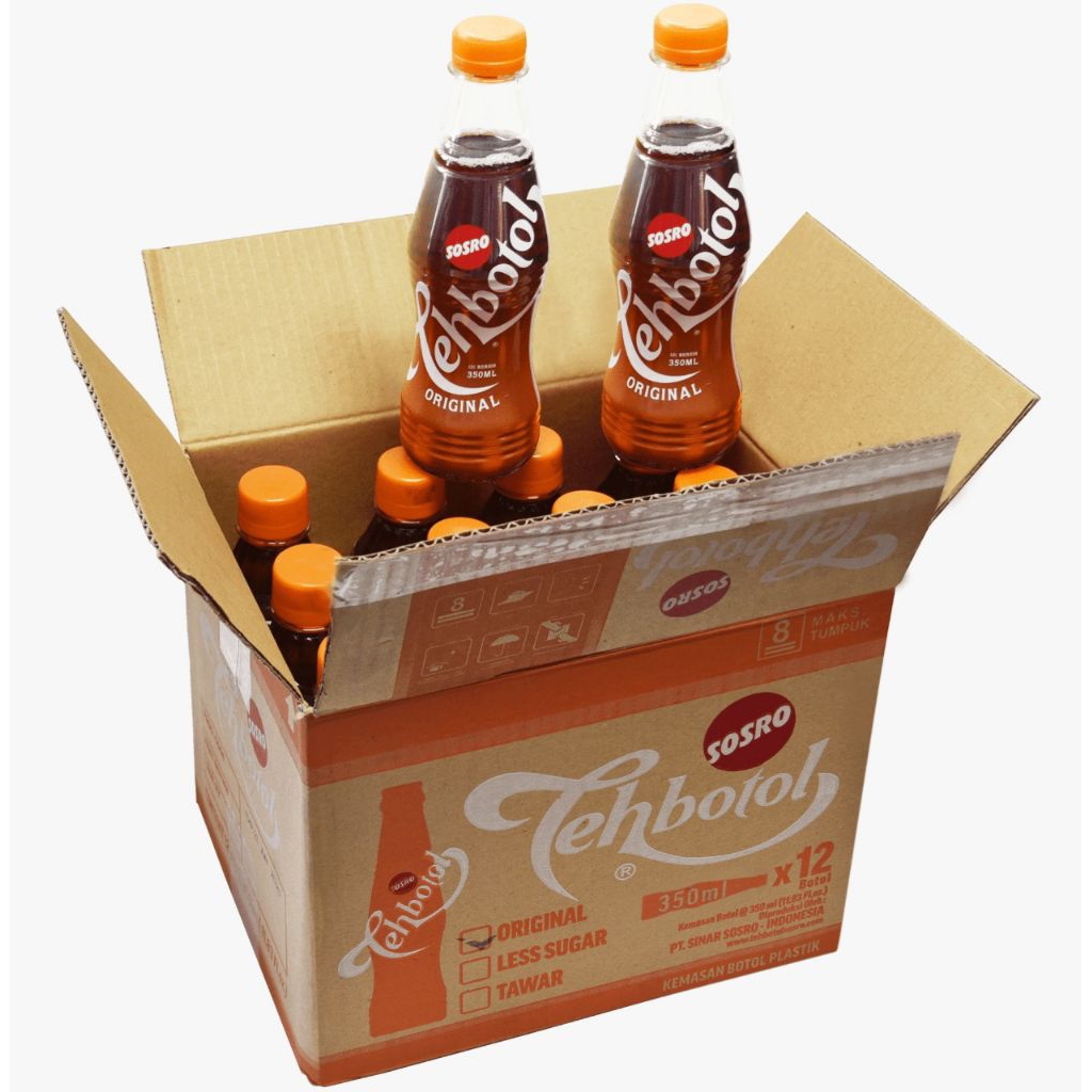 Teh Botol Sosro 1 Karton / Dus isi 12