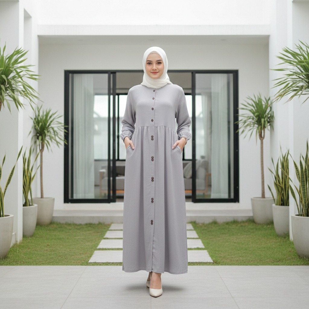GAMIS CRINKLE AIRFLOW TERBARU / GAMIS CRINKLE JUMBO LD 110