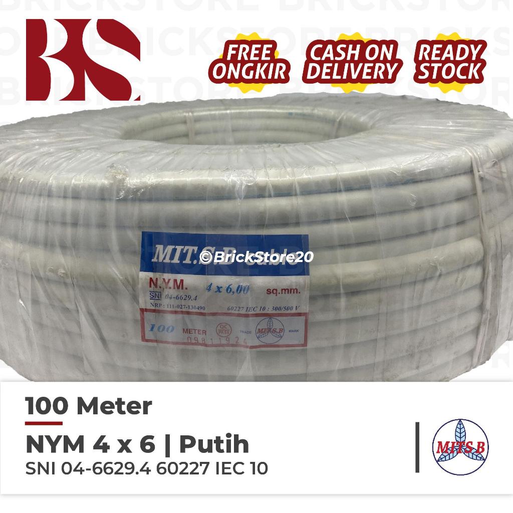 Kabel Mitsuba NYM 4x6mm 100METER
