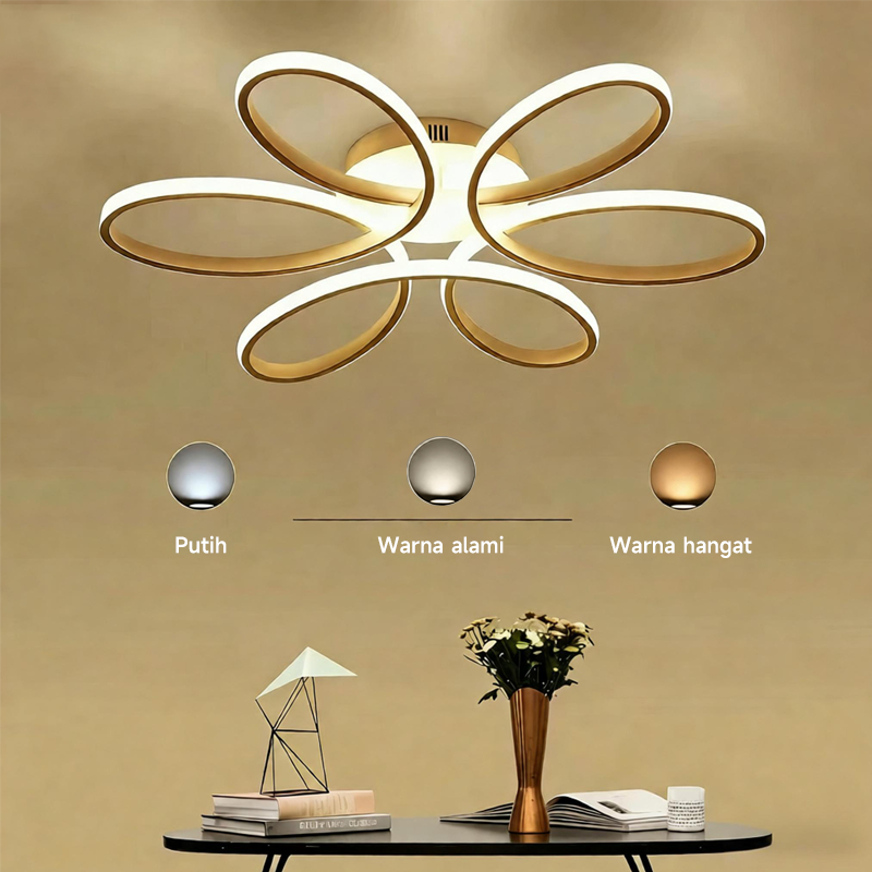Lampu Plafon Lampu Hias lampu kamar tidur lampu led plafon Lampu Lampu Plafon 3 Warna Lampu Kamar Ti