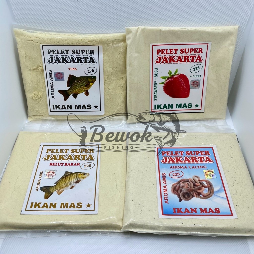 Umpan Pancing Pelet Super Jakarta 225 All Varian
