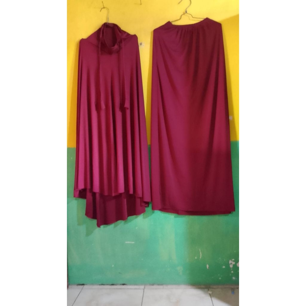 mukena bahan Jersey jumbo