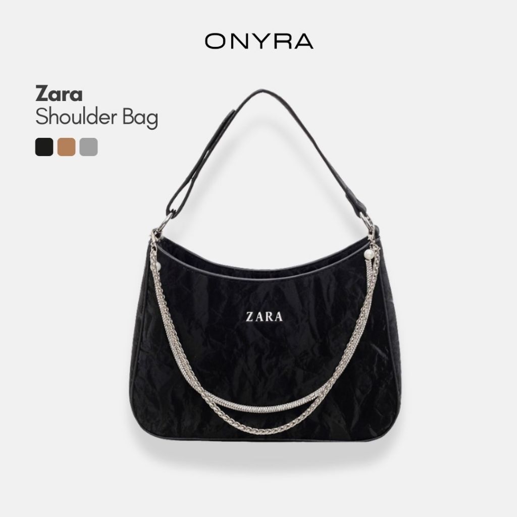 ONYRA Zara Bag Tas Wanita Selempang Woman Shoulder Bag Fashion Sling Bag Bahan Kulit Sintetis