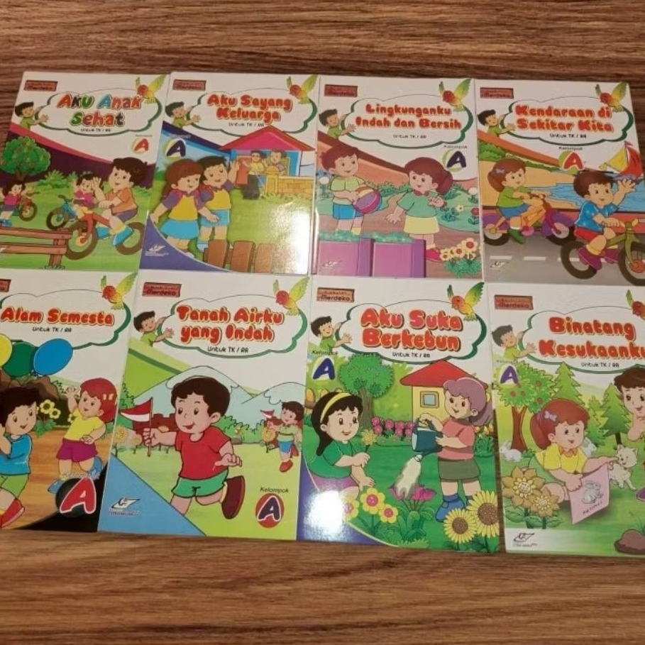 Buku Paket Kurikulum Merdeka TK A new upgrade buku paket kurikulum merdeka isi 8 untuk TK A