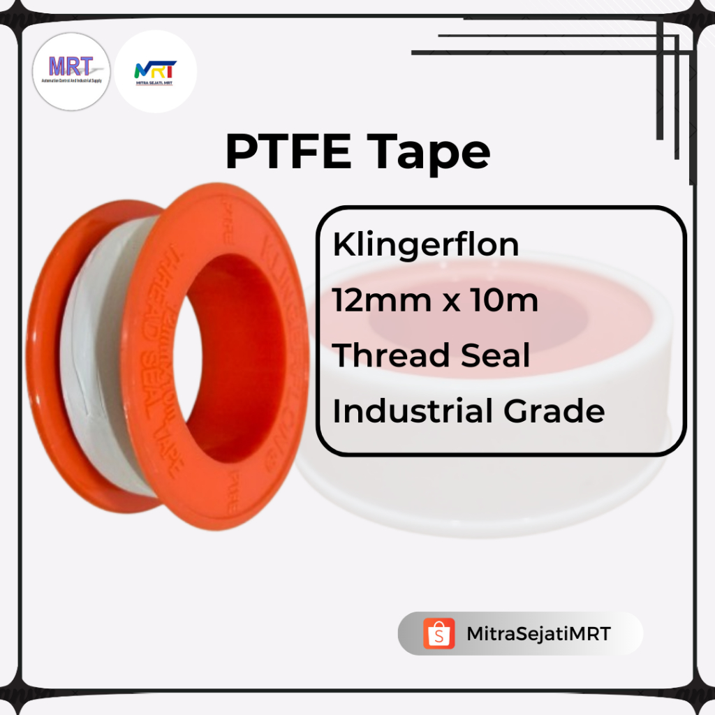 Klingerflon PTFE Tape 12mm x 10m – Seal Tape / Teflon Tape Pipa