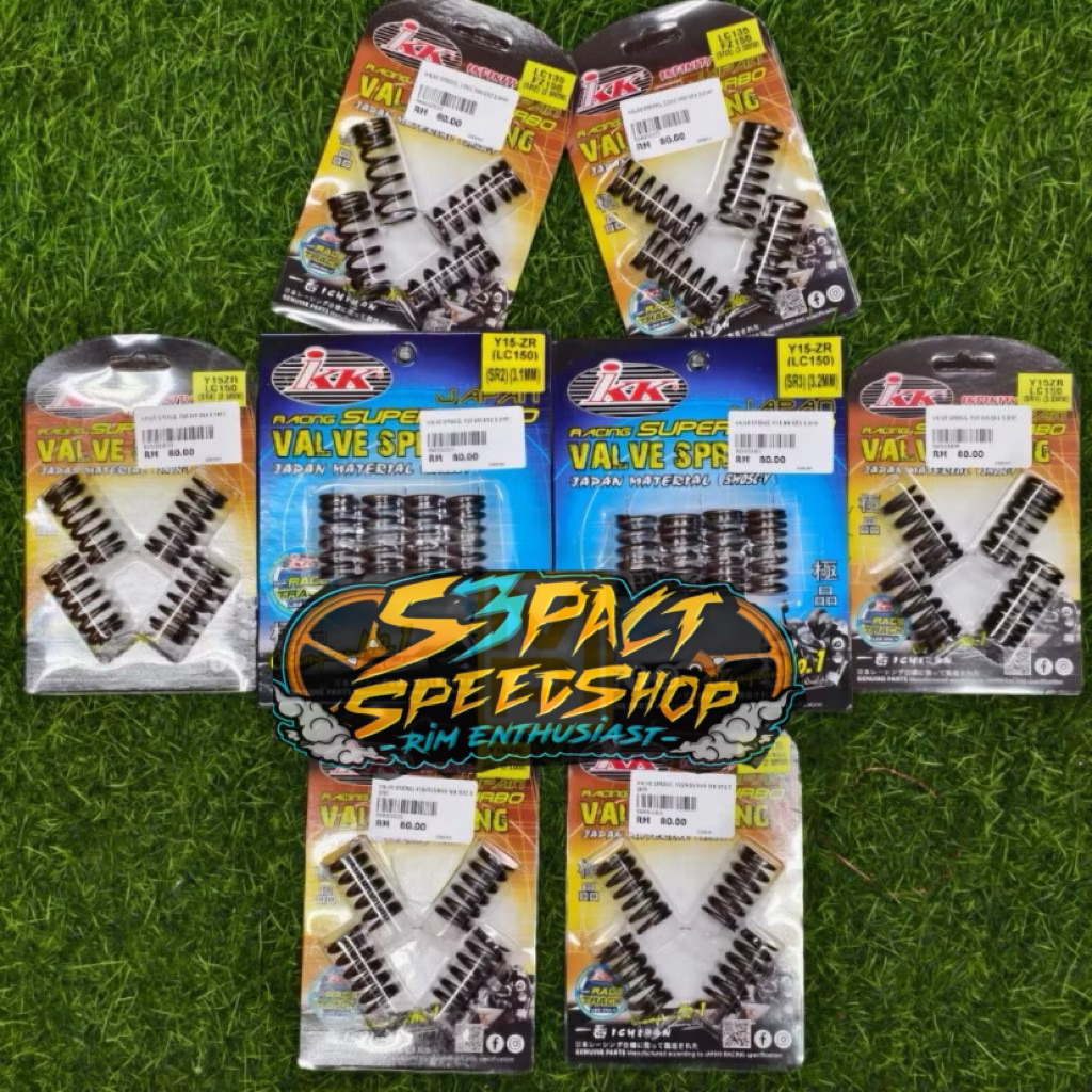 PER KLEP IKK RACING TYPE SR1 & SR3 MOTOR MX KING/MX 135 / VIXION 3.0 MM UNTUK SPEK 62mm & 63MM