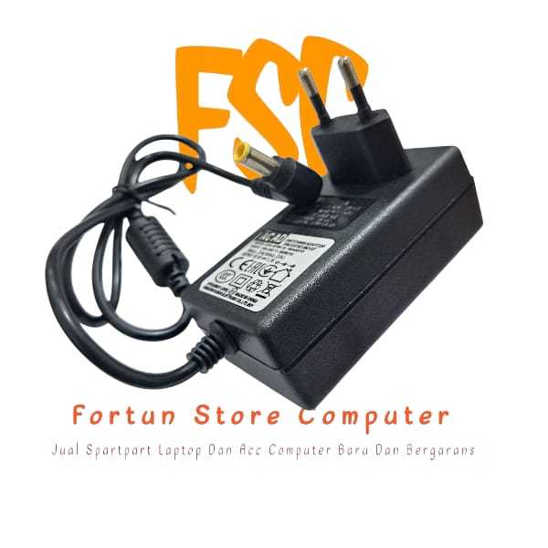 Adaptor Charger TV LED LCD Monitor LG 20-24Inch 19V 1.7A DC 6.5*4.4mm