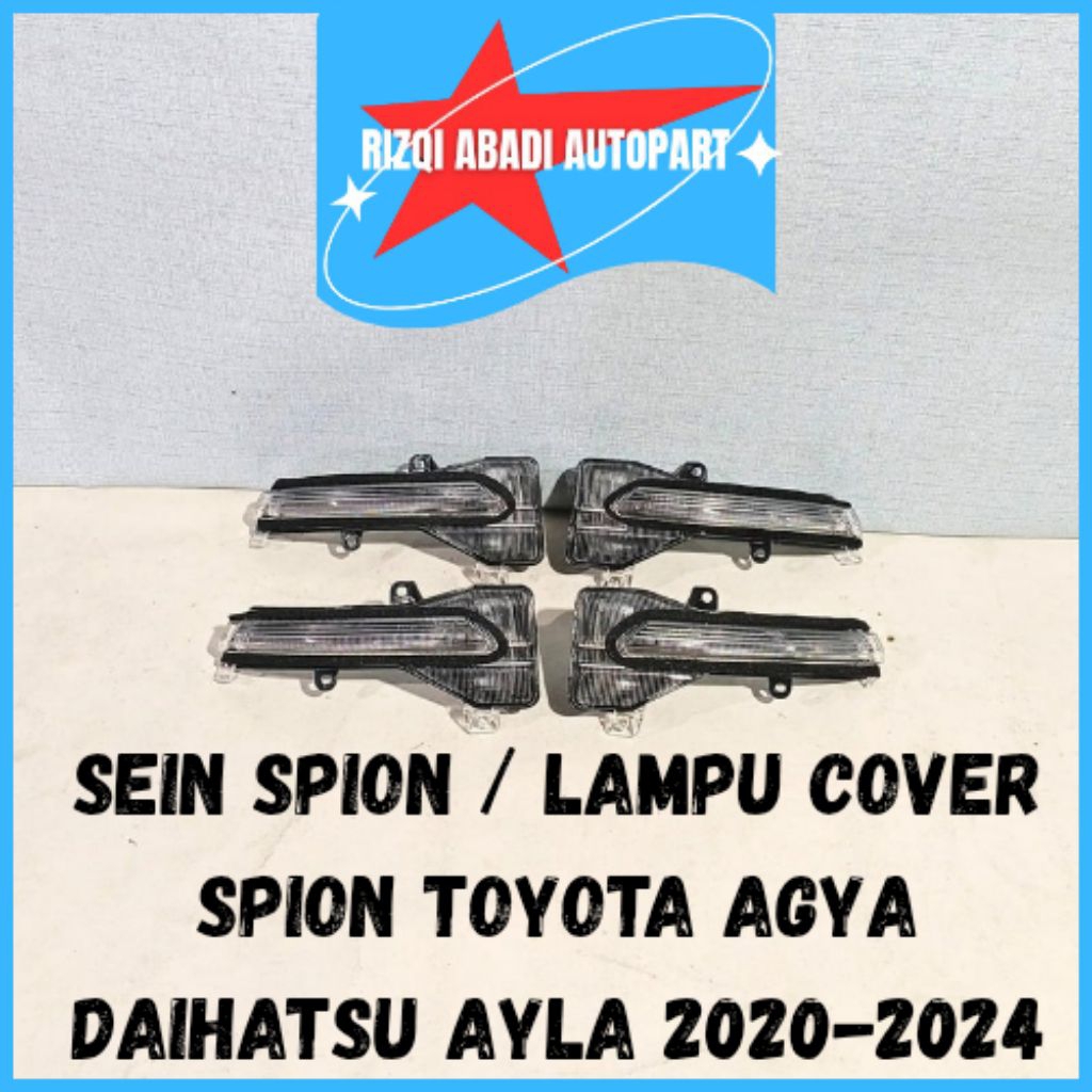 sein spion atau lampu cover spion toyota agya daihatsu ayla 2020 2022 2023 2024