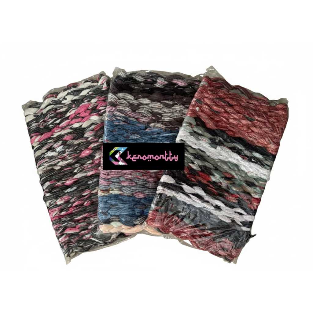 KESET ANYAM MUTIARA /BAHAN PERCA KATUN TEBAL ANTI SLIP NYERAP AIR