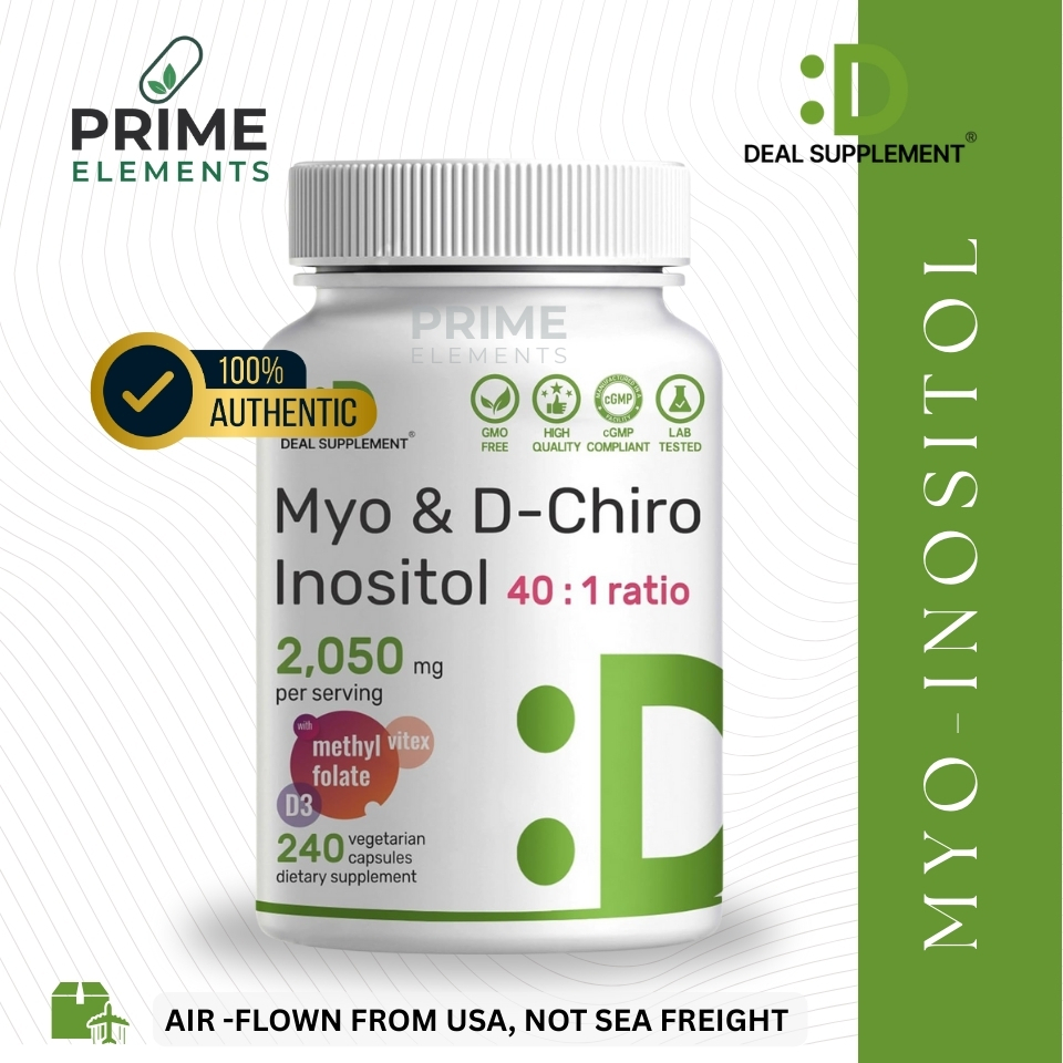 Myo-inositol Deal Supplement Myo & D-Chiro Inositol 40:1 ratio 2,050 mg