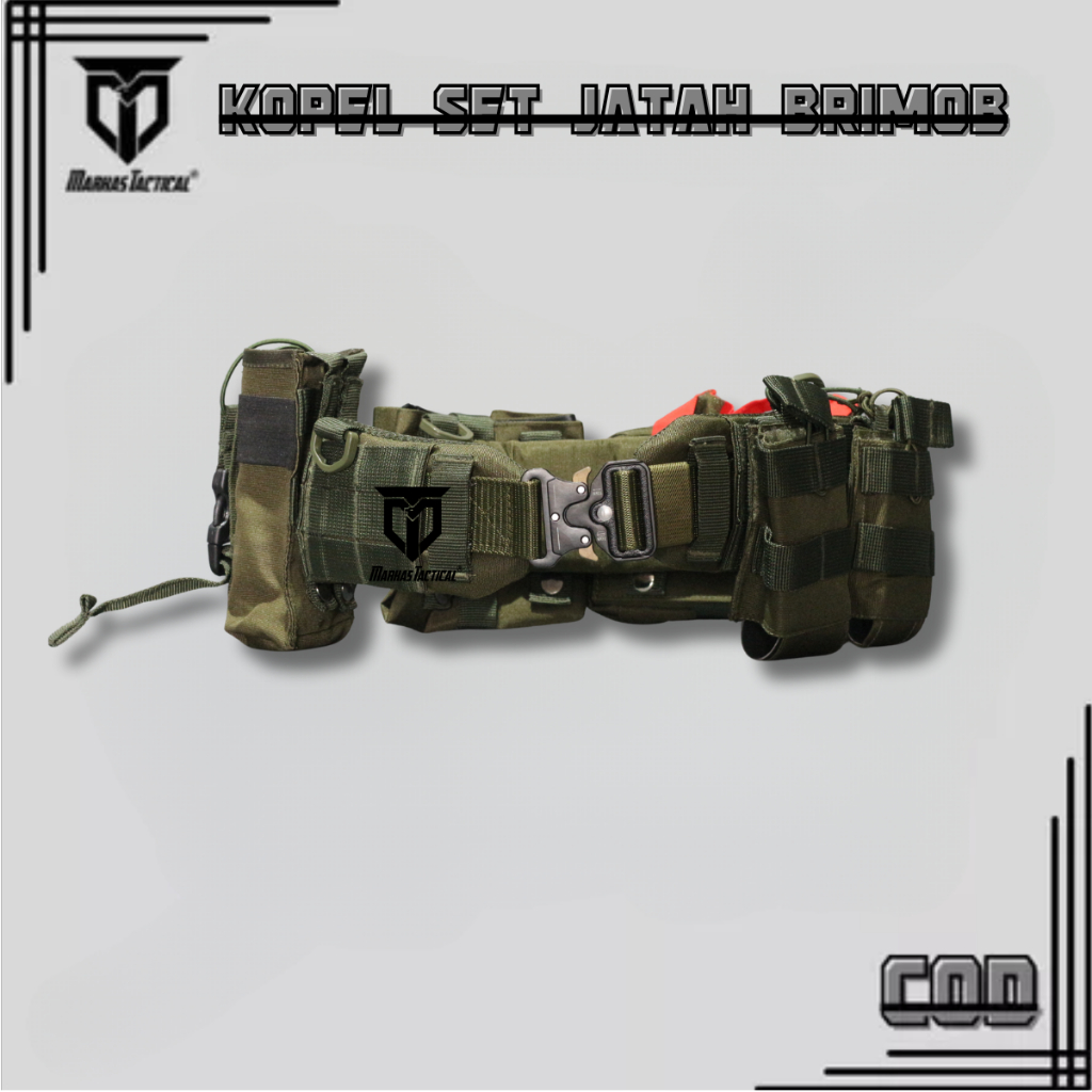 PROMO Kopel Tacitcal Hijau Jatah Brimob / Kopel SET Tactical Jatah Brimob