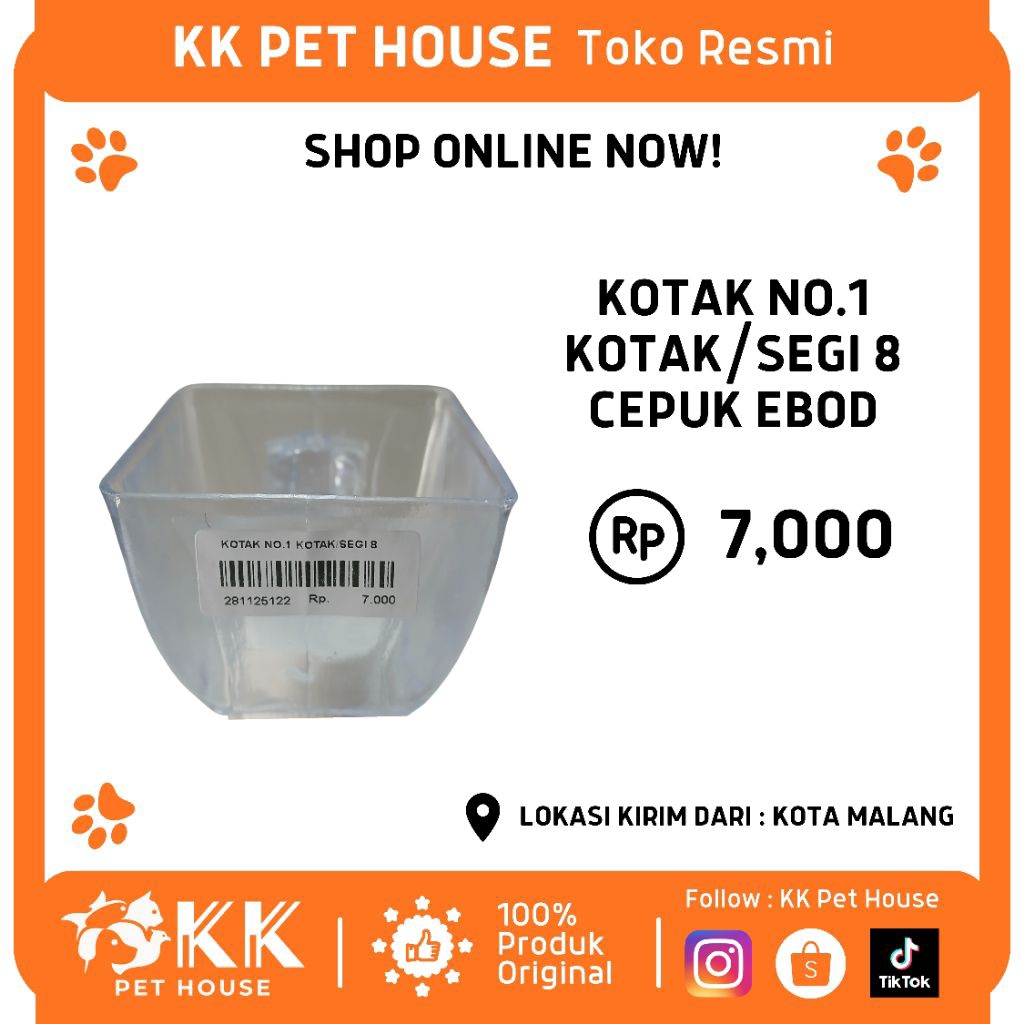 0122-KOTAK NO.1 KOTAK/SEGI 8 CEPUK EBOD