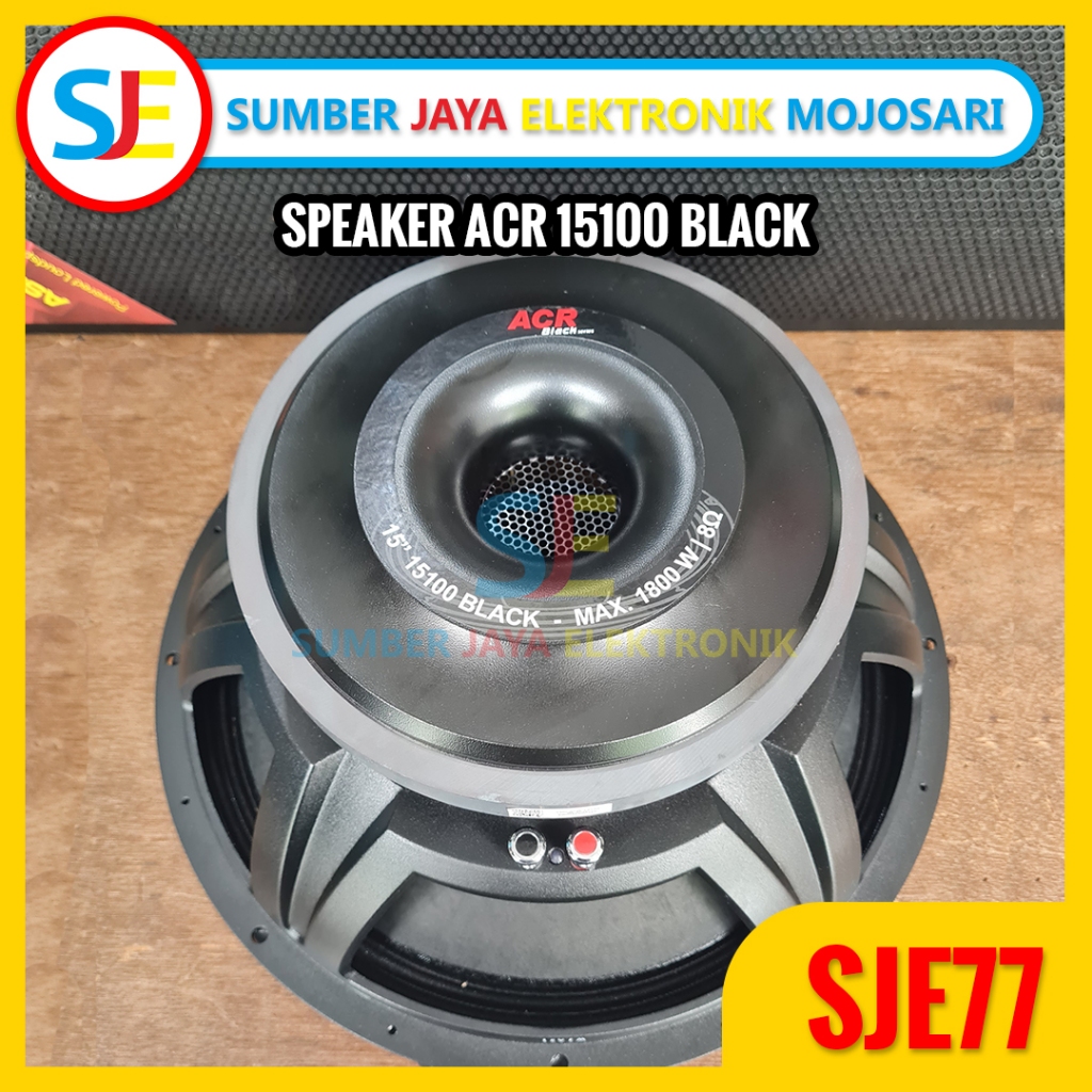 Speaker ACR Black 15100 / Speaker ACR 15 inch Black 15100 Subwoofer