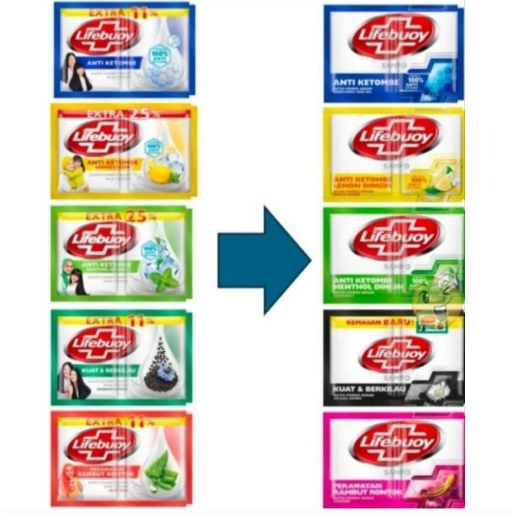 Sampo Lifebuoy sachet (1 renceng)