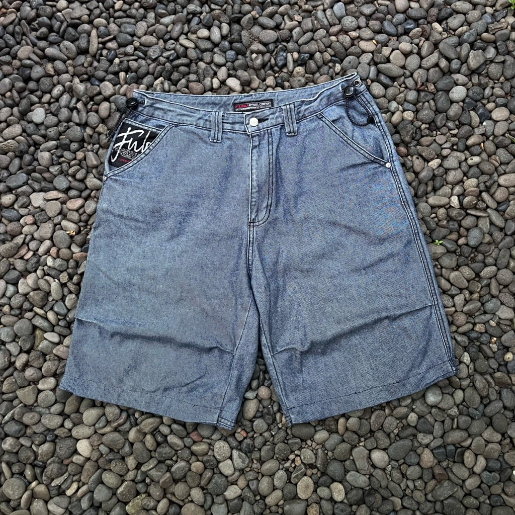 CELANA PENDEK / JORTS FUBU JEANS Y2K