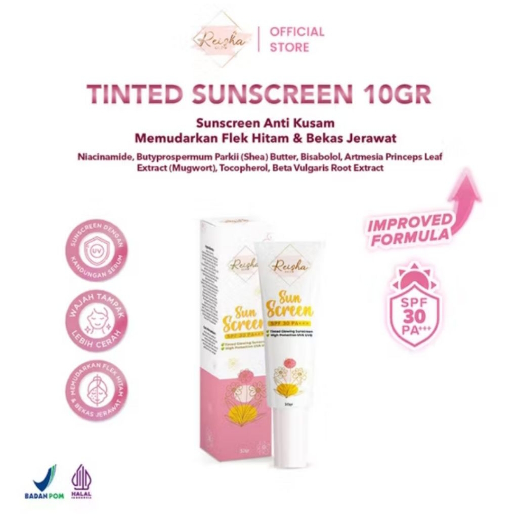 Noera Tinted Sunscreen Noera By Reisha Sunscreen IMPROVED FORMULA Sunscreen Tinted Noera Sunscreen S