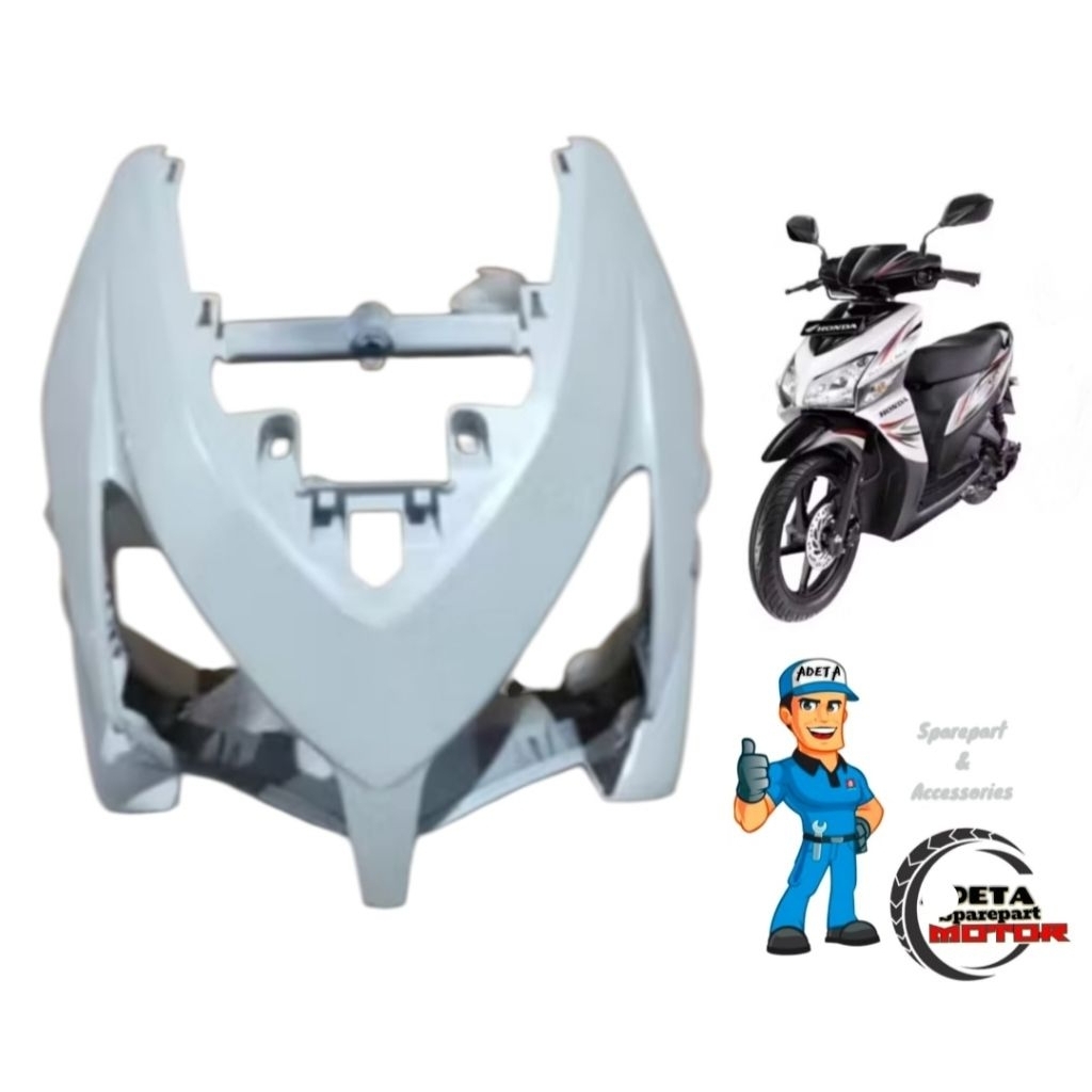 Tameng Depan Honda Vario 110 Karbu Putih