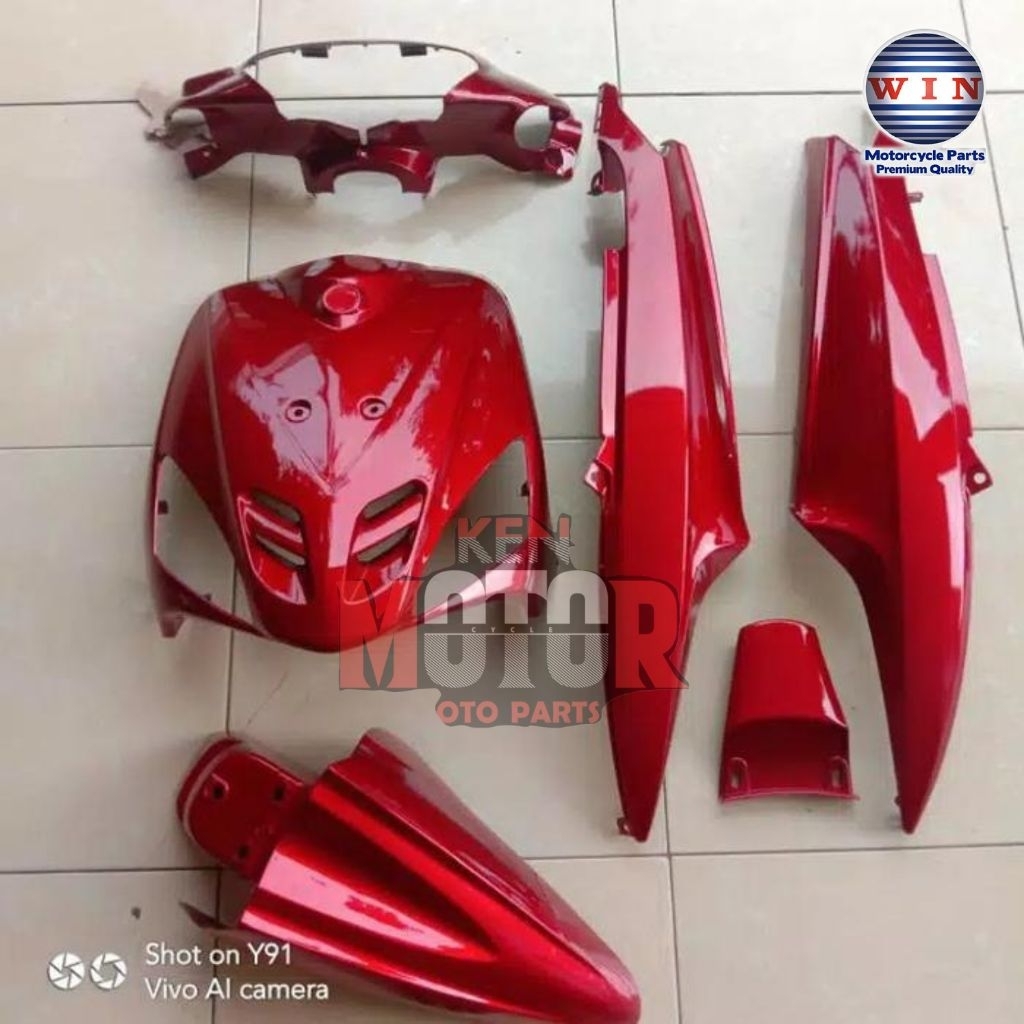Body Halus Mio Sporty Merah Maroon WIN