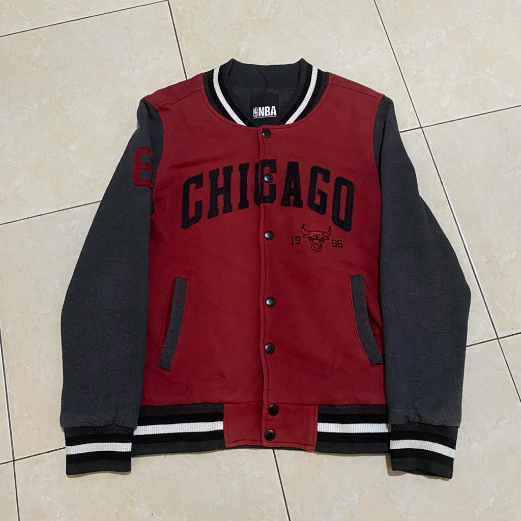 NBA Chicago Bulls Red & Grey Jacket