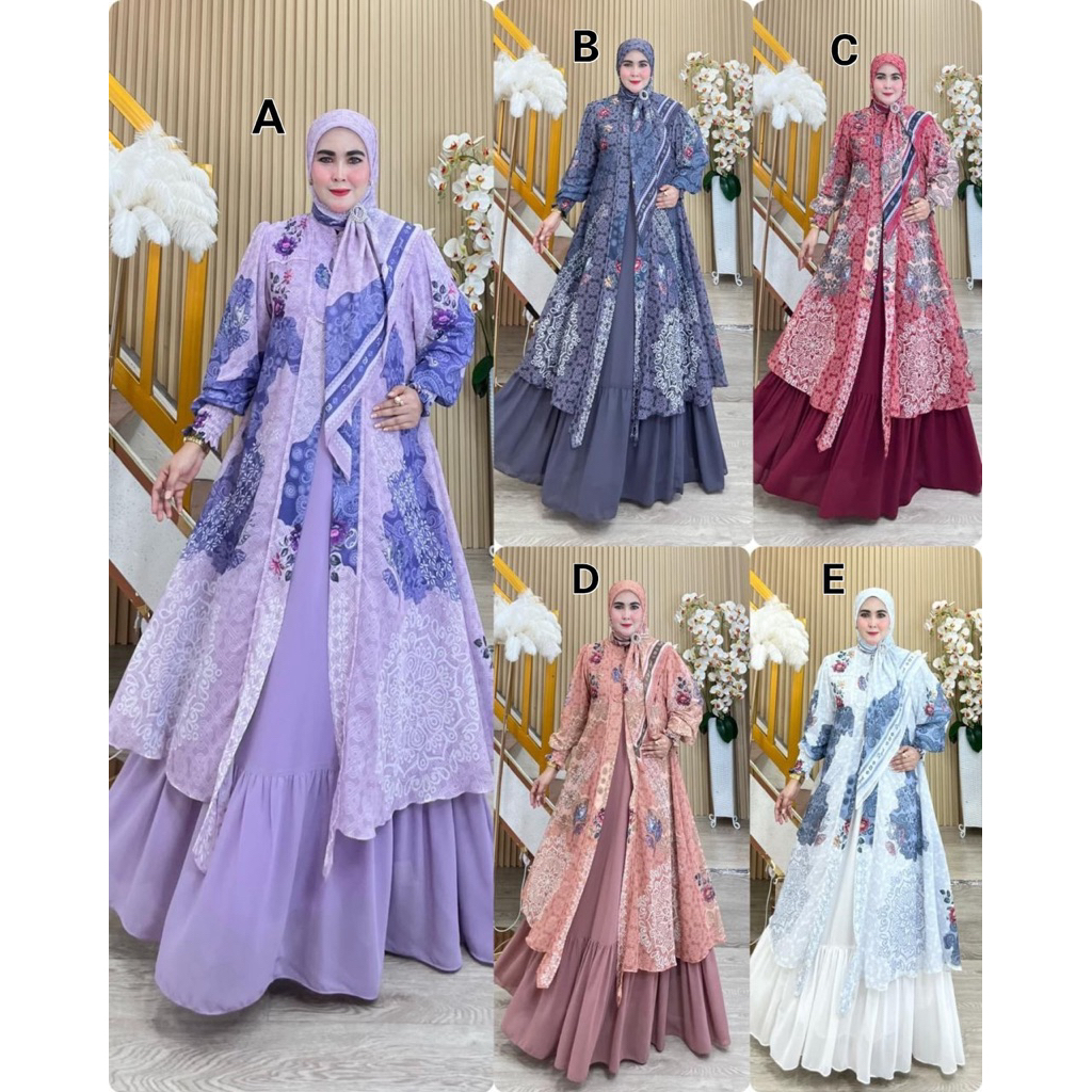 Printing voal mix ceruti series By dijah