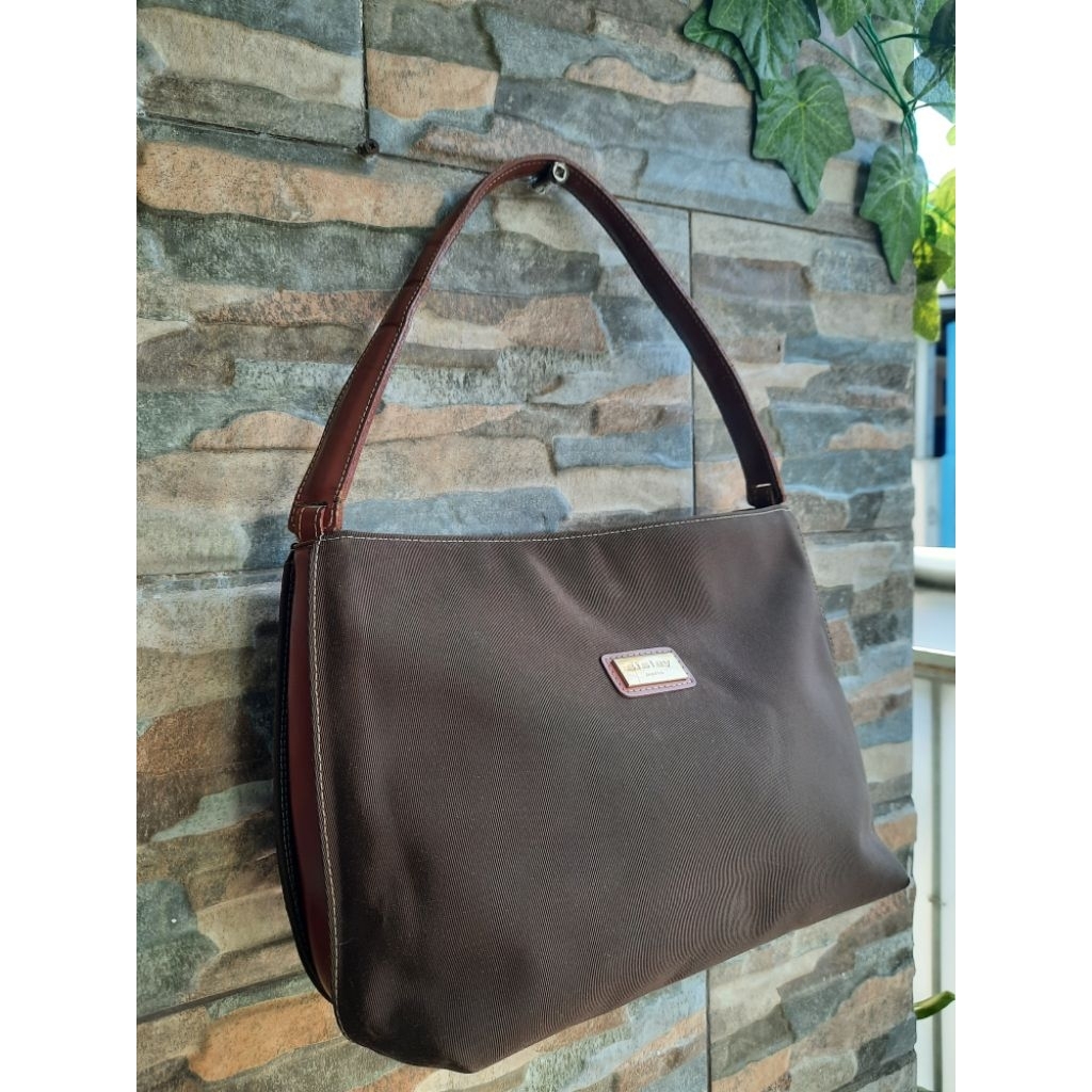 Tenteng Cokelat Sisley - Tas Branded Original