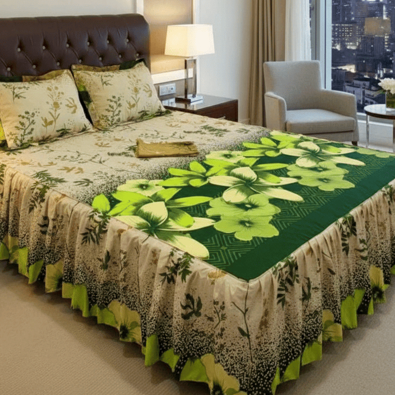 SPREI RUMBAI TERBARU SEPREI MEWAH UKURAN 180X200 160X200 120X200 BONUS SARUNG BANTAL DAN GULING