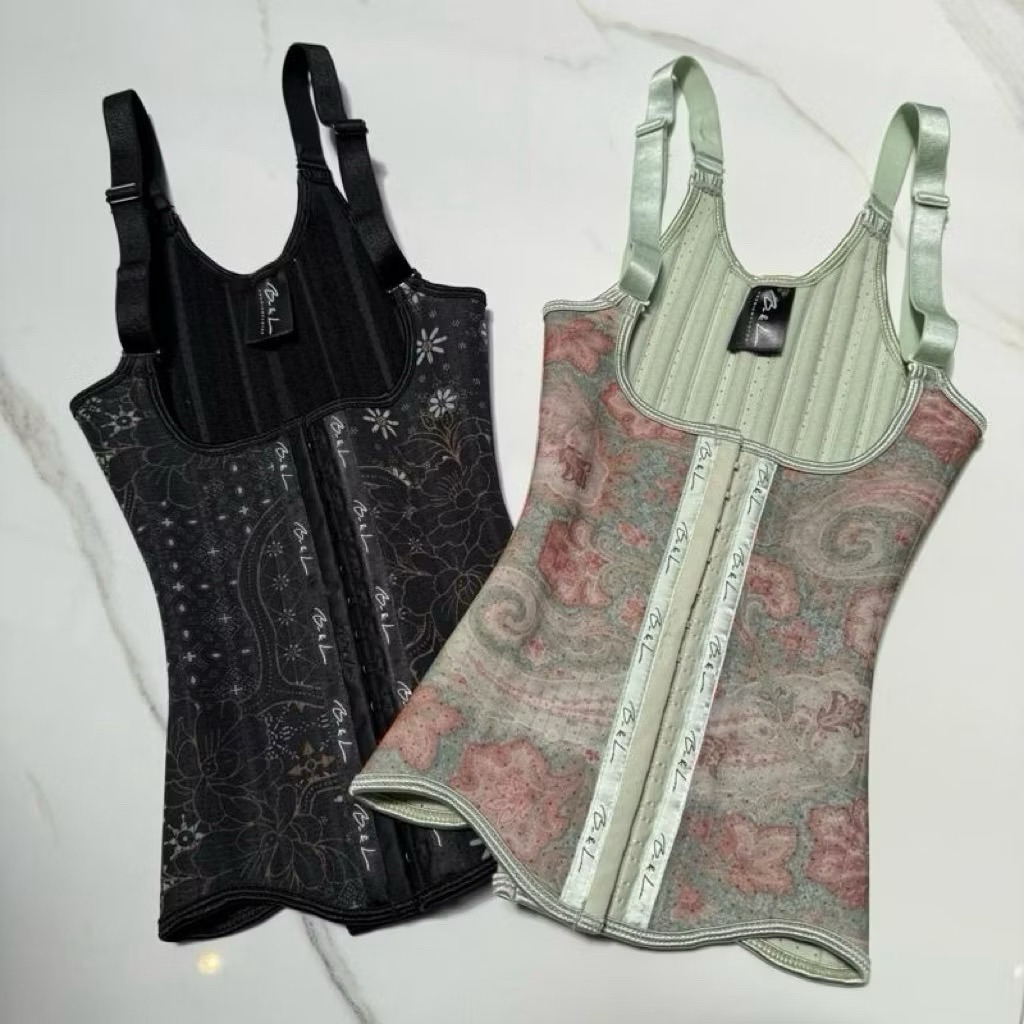 KORSET CIKOR LONGSO OBSIDIAN BATIK LATEX 21,26,31 CM /25 TULANG + EXTENDER