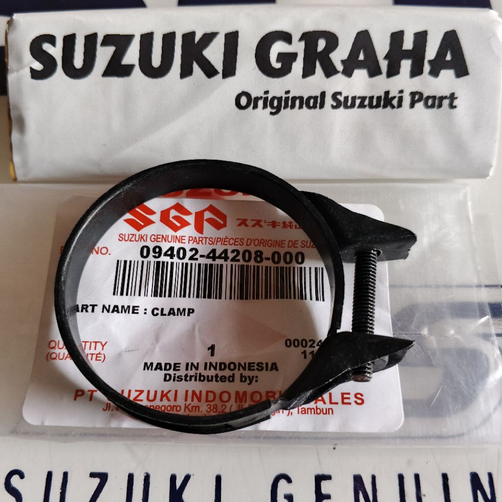 KLEM INTAKE MANIPOL KARBURATOR SATRIA FU ORIGINAL SUZUKI 09402_44208