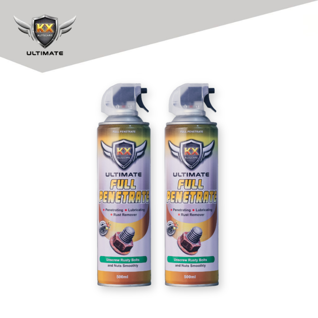 Twin Pack - KX Autocare Ultimate - Full Penetrate Cairan Pelumas Pembersih Karat 500ml