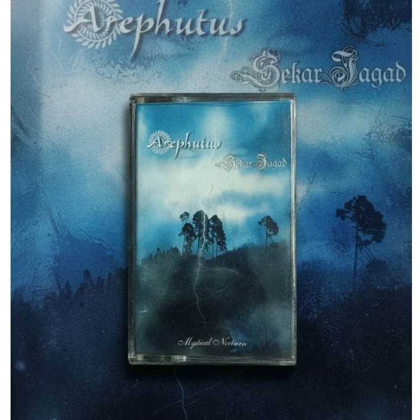 Kaset Gothic Arephutus x Sekar Jagad - Mystical Nocturn (Cover Ada Isolatip Di Lipatan Awal)