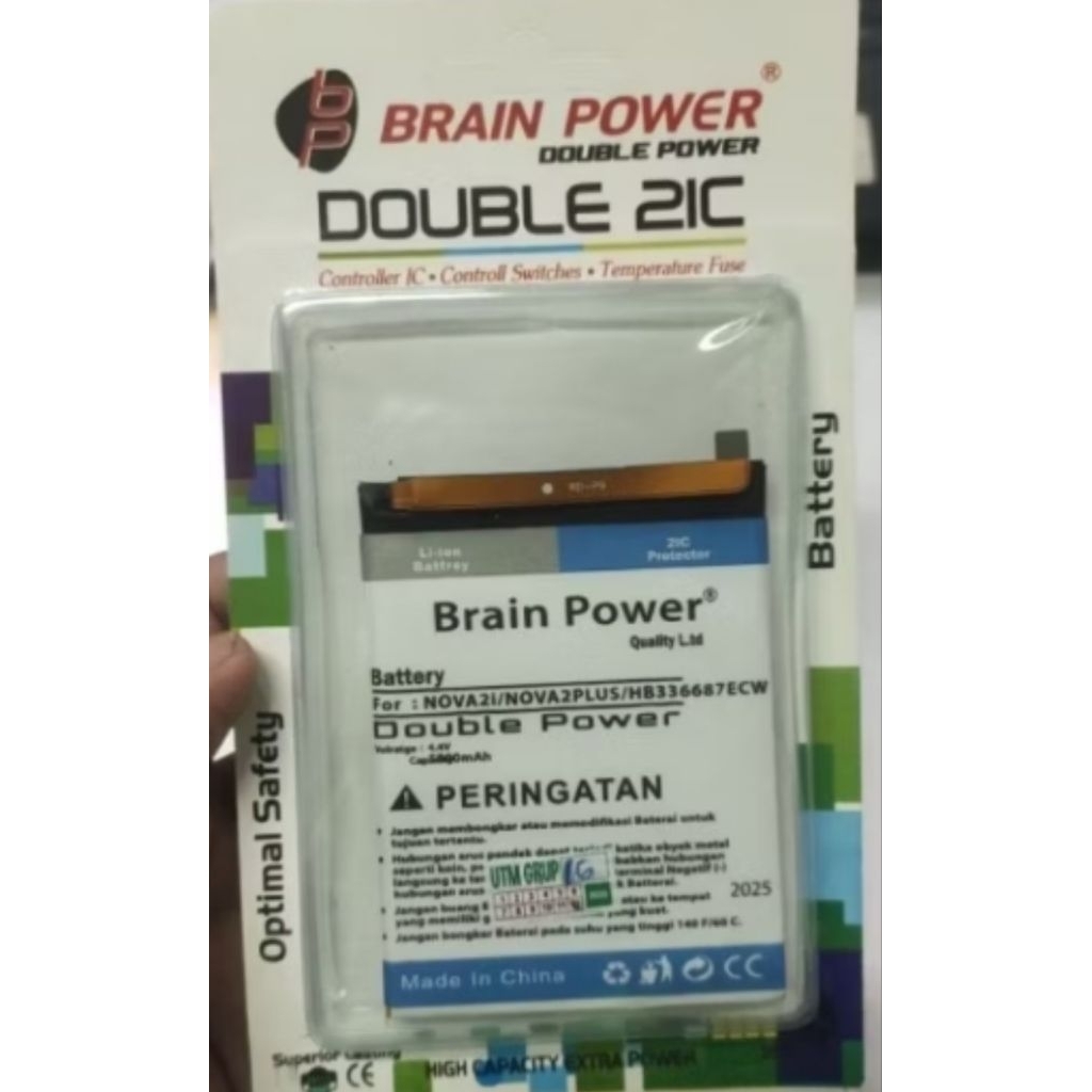 BATERAI BATRE BATU HUAWEI NOVA 2i / NOVA 2 PLUS / NOVA 3I DOUBLE POWER