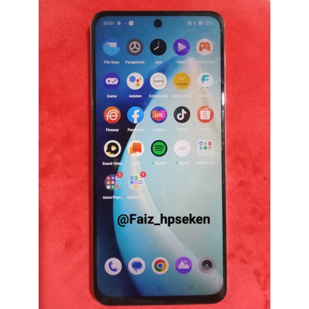 Realme C55 Ram 6/128 GB Hp Second Normal Free Charger New