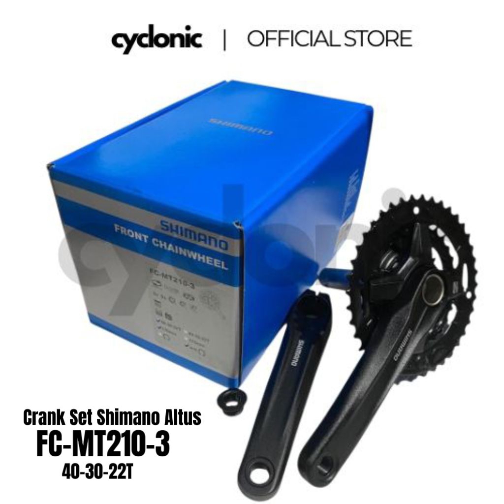 Crank Set Crankset Gir Shimano Altus  MT-210- Hollowtect II 40T