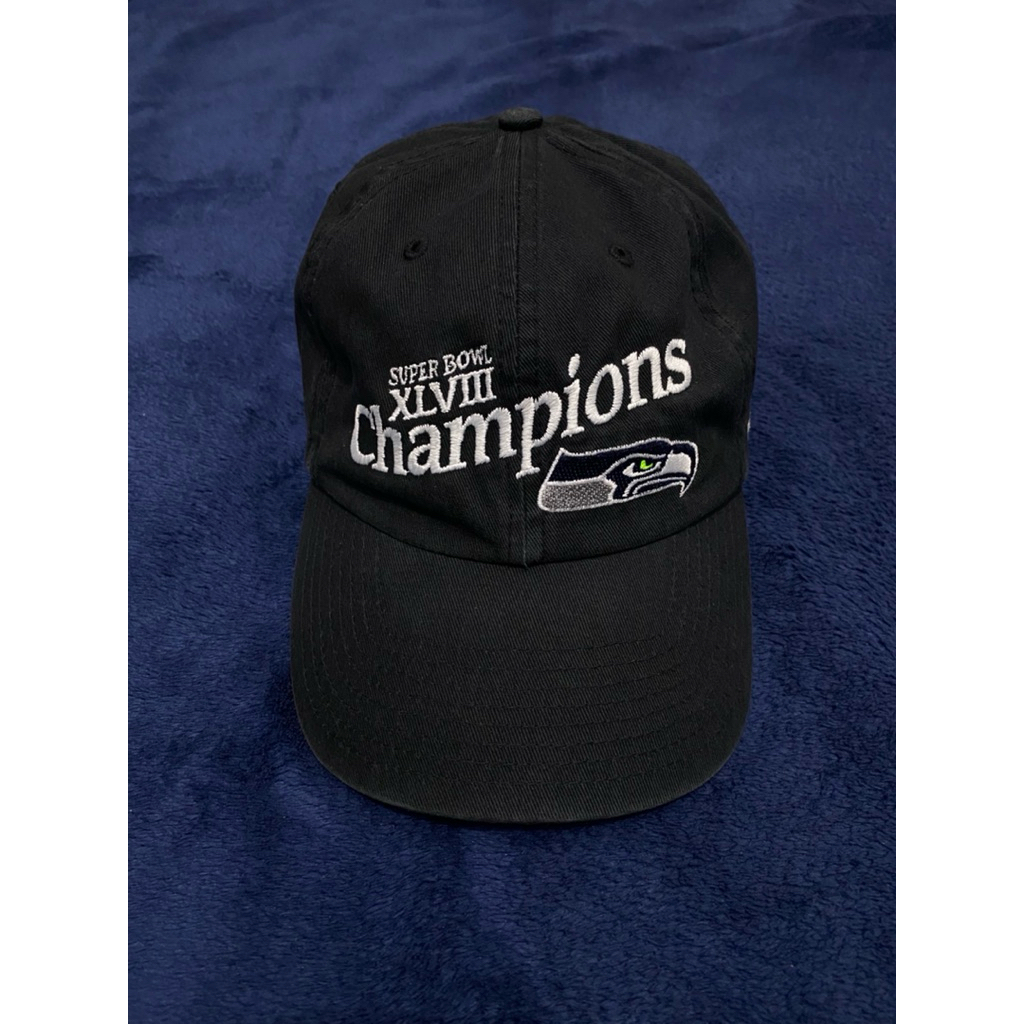 Topi superbowl champions seattle seahawk by 47brand setelan