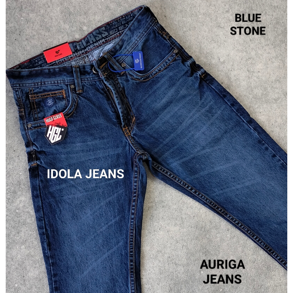 CELANA JEANS PANJANG PRIA ORIGINAL HUGO GLASS / JEANS STANDAR PRIA DEWASA /JEANS PRIA-PREMIUM /JEANS