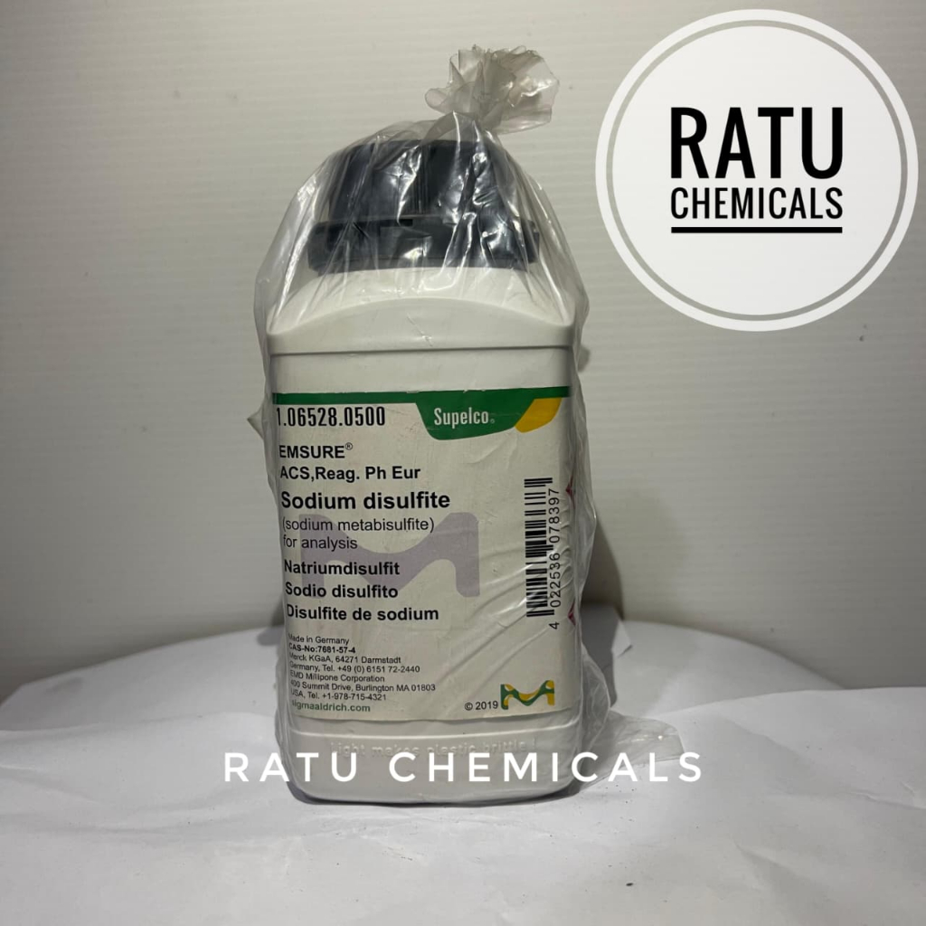 SODIUM DISULFITE (SODIUM METABISULFITE) 500GRAM FOR ANALYSIS MERCK 106528