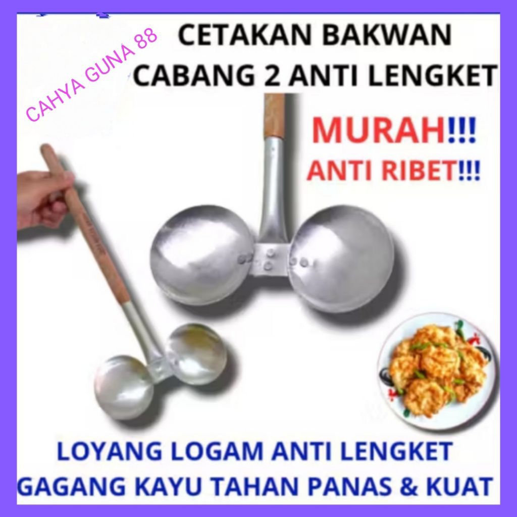 CETAKAN BAKWAN ISI 2 ANTI LENGKET CETAKAN OTE-OTE