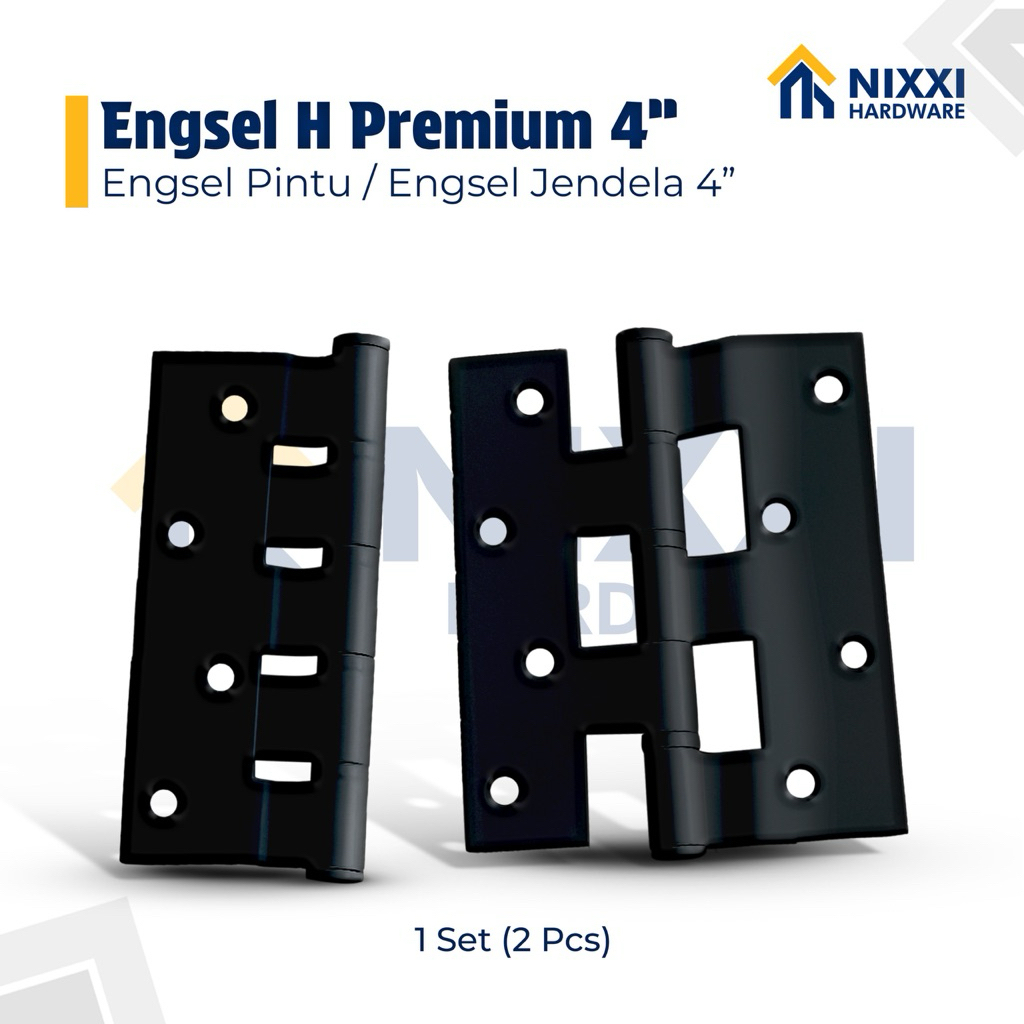 Engsel H Premium 4 Inch / Engsel H / Engsel Pintu / Engsel Kupu / Engsel Jendela