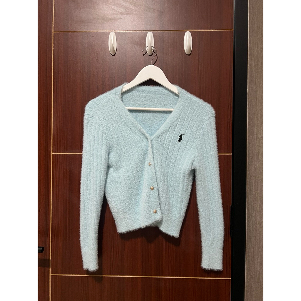 polo ralph lauren cardigan blue