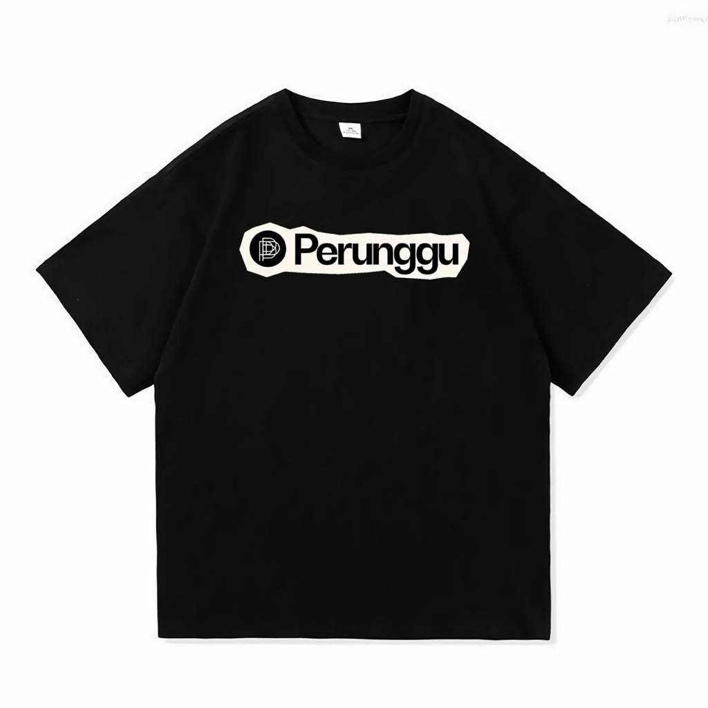 T-shirt Perunggu Merchandise Unofficial - Kaos Band Perunggu Black
