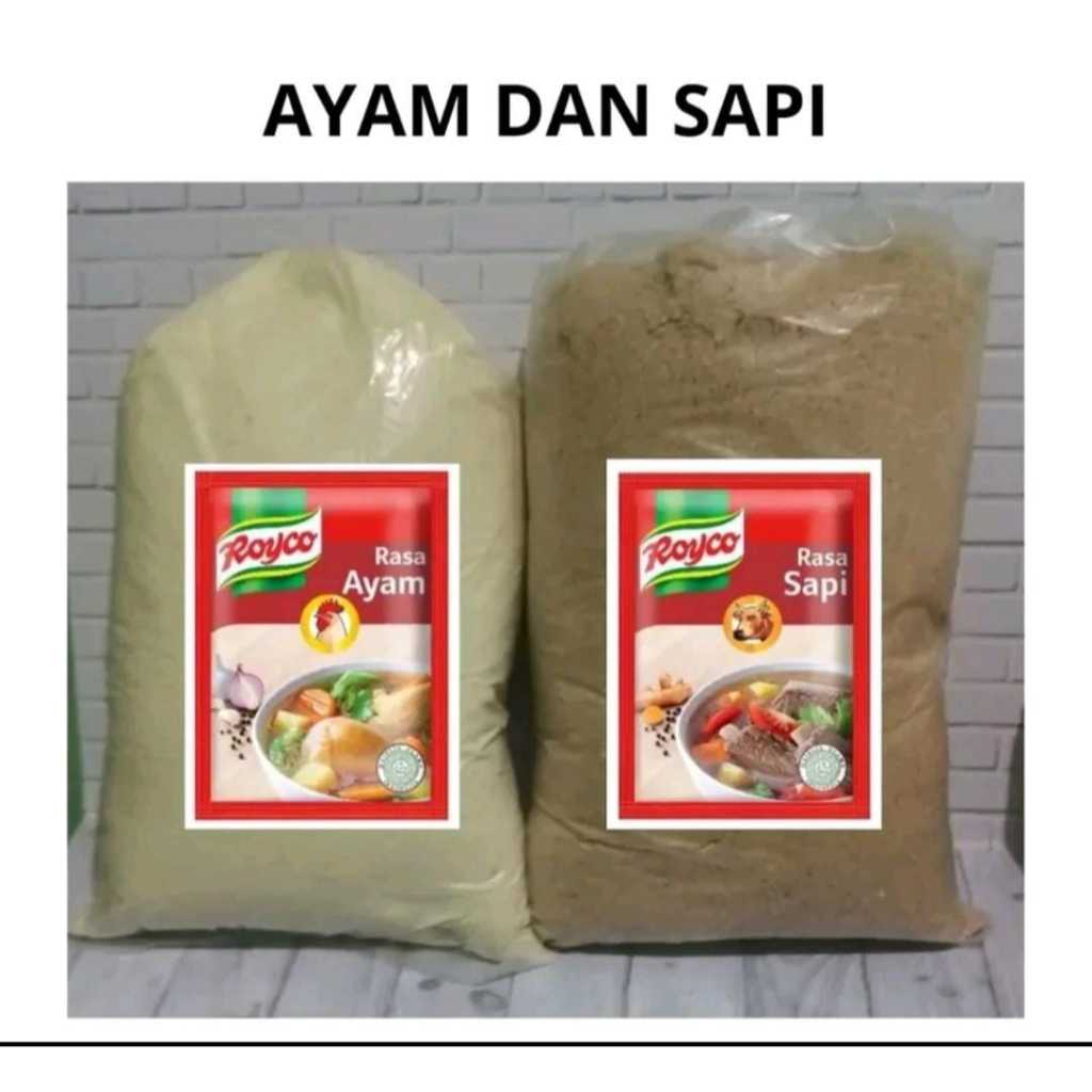 ROYCO 1KG RASA AYAM/SAPI CURAH KEMASAN REPACK ORIGINAL FOOD