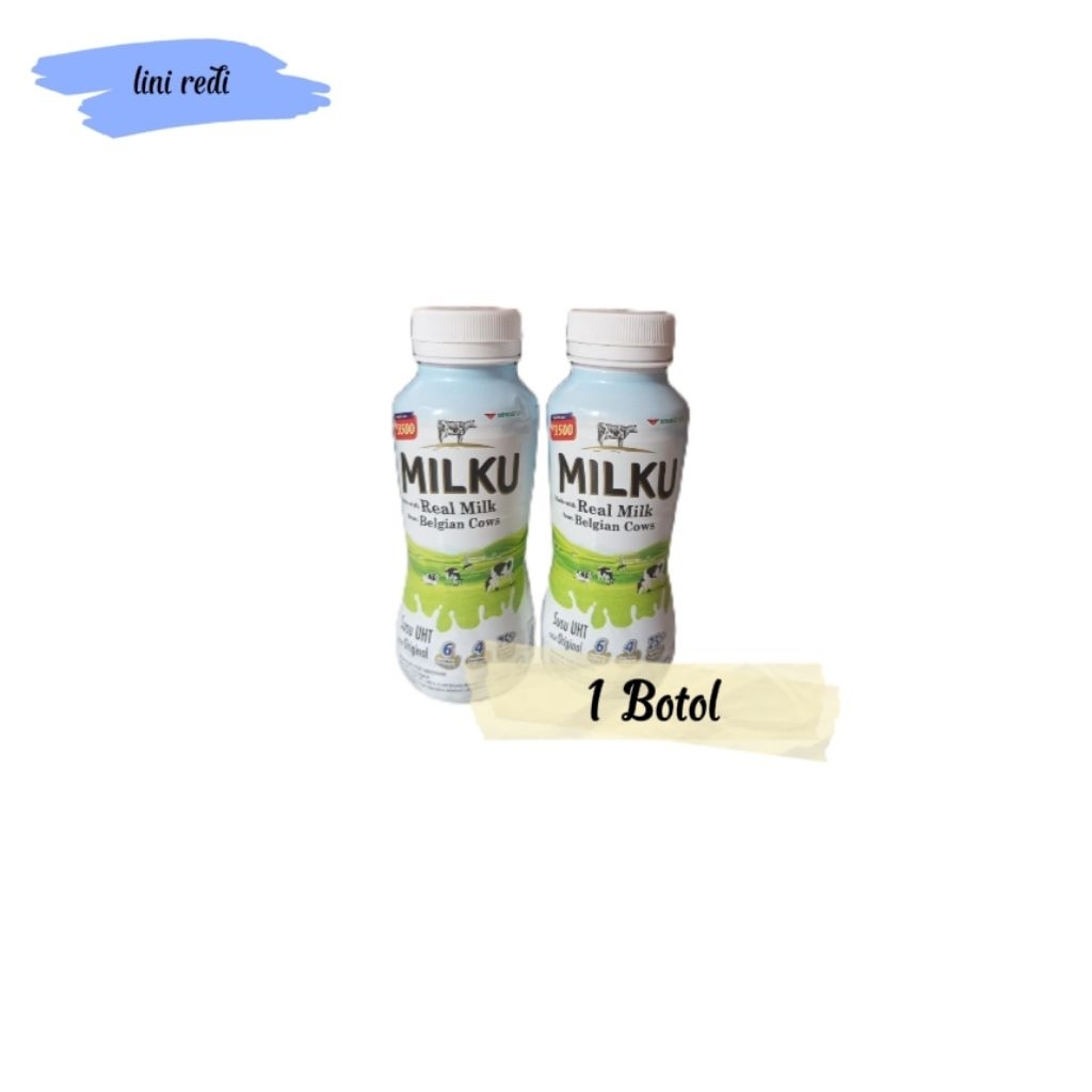 Susu Milku Putih susu UHT rasa original