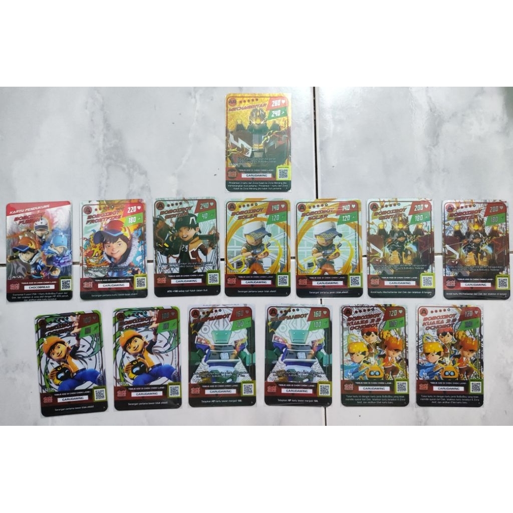 Kartu Boboiboy Galaxy Card Choki Choki