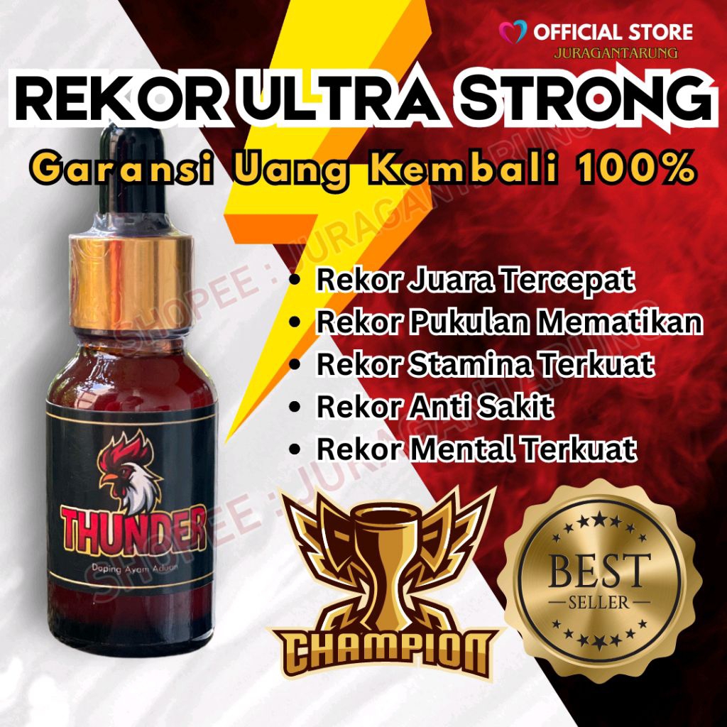 [REKOR ULTRA STRONG],Doping Ayam Aduan, Doping Ayam Aduan Biar Ganas,Doping Ayam Aduan