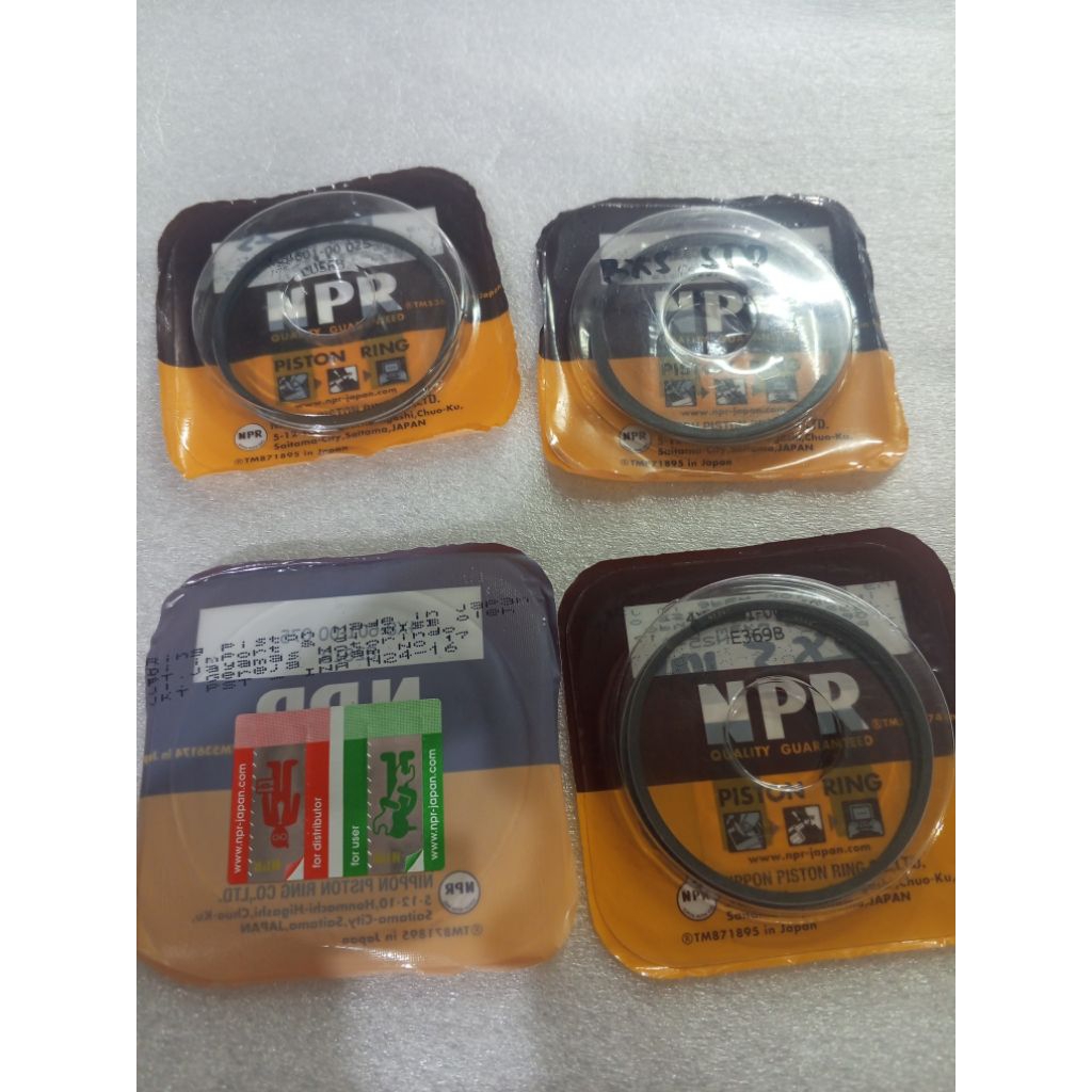 ring piston ring Seker Yamaha rxs oversize std,25,50,75,100 merk NPR