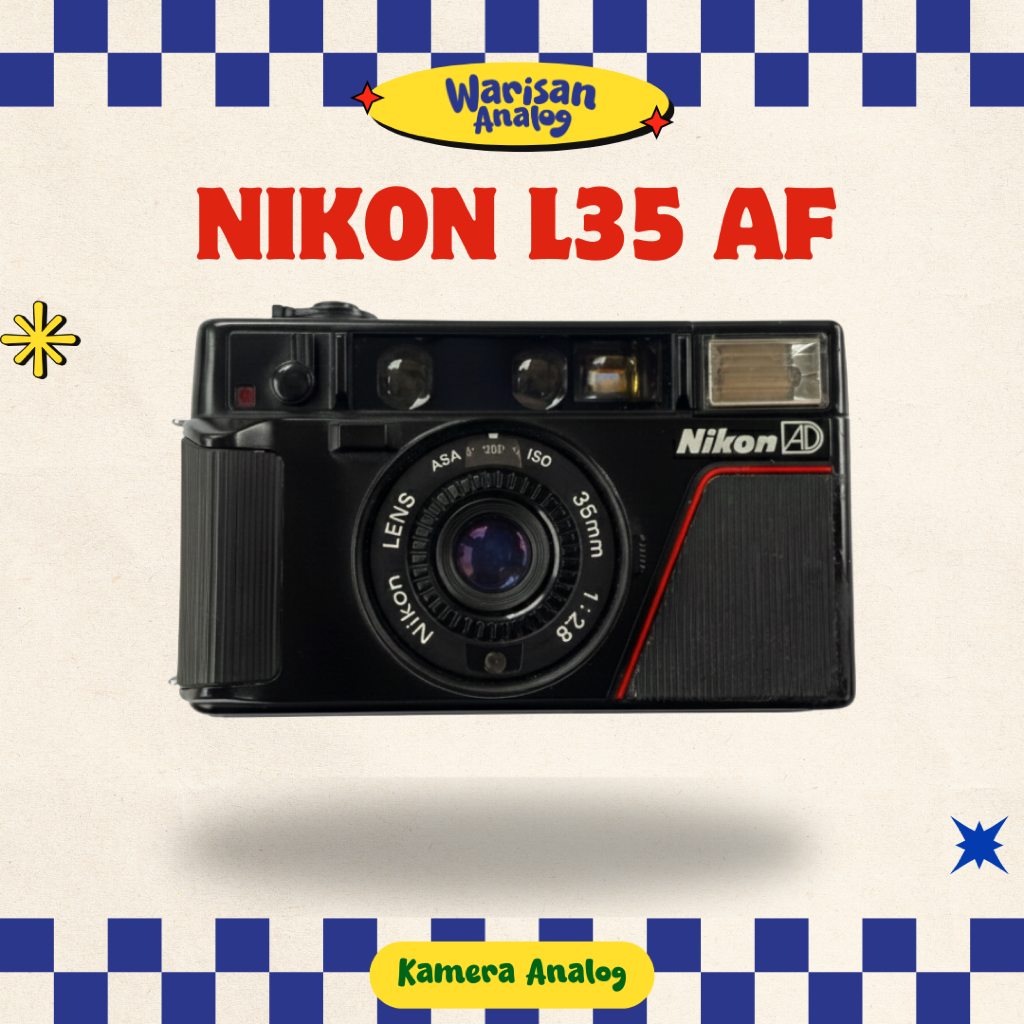 KAMERA ANALOG NIKON L35 AF | REUSABLE CAMERA FILM 35MM