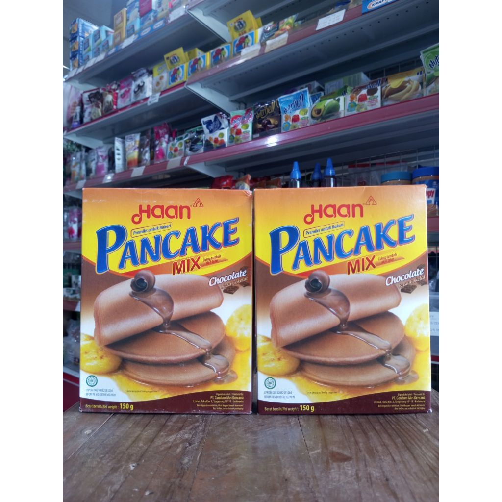 Haan Premiks  Pancake mix Chocolate Flavour 150gr | Haan Pancake Mix Rasa Cokelat