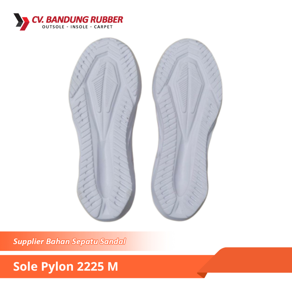 Outsole Pylon 2225 M Putih Untuk Sepatu Lari Pria Sol Sepatu Running Pria Sol Sepatu Jogging Sol Sep